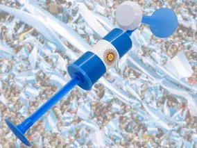 Vuvuzela Corneta Argentina Mundial Copa America X 1 Unidad