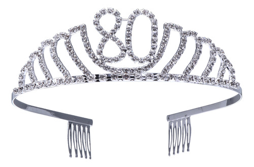 Corona De Tiara Con Diamantes De Imitación De Cristal Para 8