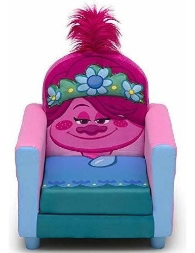 Silla Infantil Tapizada De Figuras Para Niños Delta, Trolls 