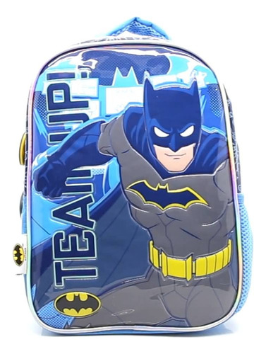 Mochila Escolar Dc Liga De La Justicia Batman Team