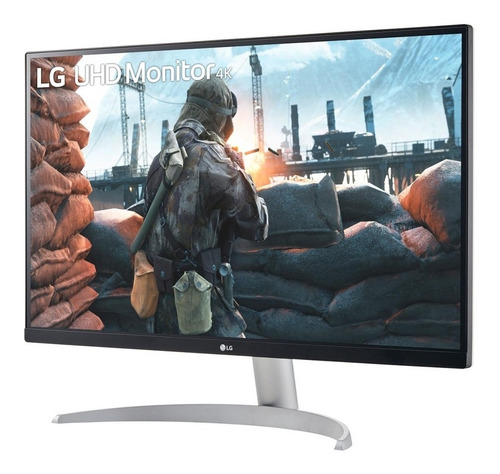 Imagen 3 de 5 de Monitor gamer LG 27UP600 LCD 27" blanco y negro 100V/240V