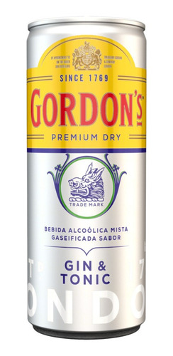 Imagem 1 de 1 de Gin Gordons Tonic Lata 269 Ml