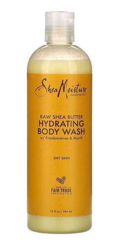 Shea Moisture Raw Shea Butter, Body Wash, Gel De Baño, 384ml