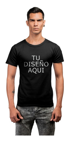 Playera Personalizada Tu Diseño Calidad Premium 100% Algodón