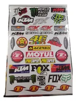 Comprar Calcomania Kit Variado Fox Ktm Logo Ek Bera Acerbis Motul