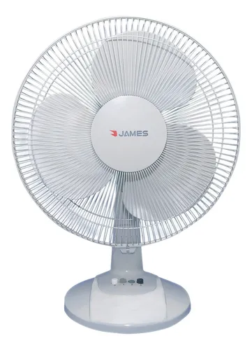 comprar Ventilador De Mesa James Diametro 23cm Vmj9a - Cantidad de aspas 3 Estructura Blanco Aspas Blanco Diámetro 9 \
