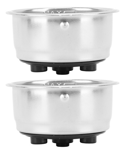 51mm 2 Cups Portafilter Filter Basket Stainless Steel