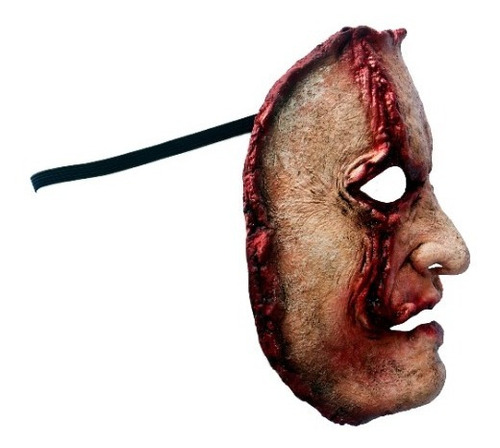 Máscara De Serial Killer Asesino Serial Disfraz Halloween Color Carne