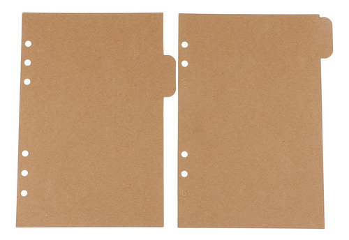 4x 5 Pcs Hojas De Índice De Divisor De Cuaderno Separadores