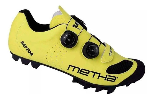 Zapatillas Ciclismo Metha Raptor Doble Atop Tipo Boa Spd Mtb