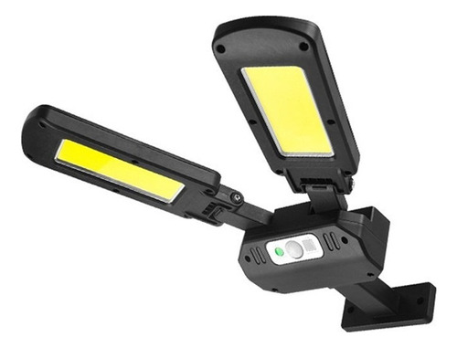 Luminaria 200 Led Solar Parede Sensor De Presencia Cob