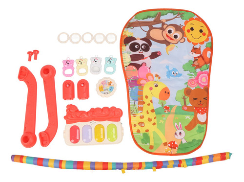 Alfombrilla De Piano Infantil Baby Kick Cartoon Forest Anima