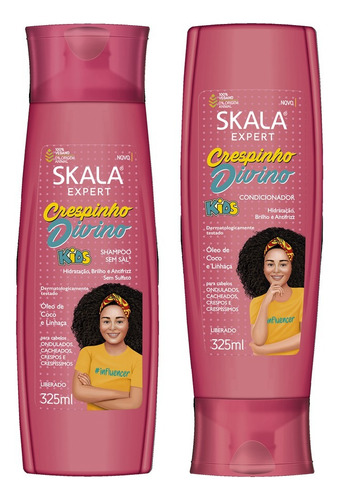 Skala Shampoo + Acondicionador Crespinho Divino Kids Curly G