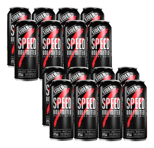 Speed Xl Bebida Energizante Lata 473ml Pack X16 - Gobar®