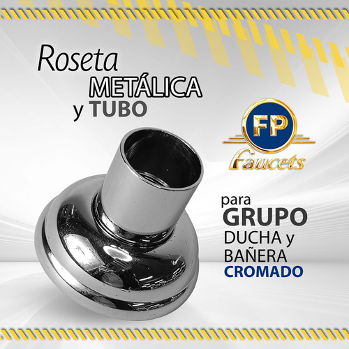 Roseta Y Tubo Fp Para Grupo Ducha Y Bañera 35acc701 / 00867