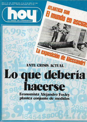 Revista Hoy 248 / 27 Abril 1982 / Ascuas En El Atlántico Sur