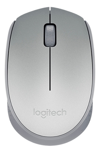 Mouse Logitech M170 Inalámbrico Plata 1000 Dpi