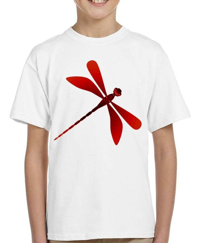 Remera De Niño Dragonfly Libelula Diseño