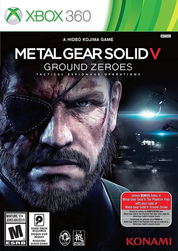 Metal Gear Solid V: Ground Zeroes (xbox 360. Físico, Nuevo)