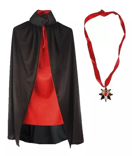 Fantasia Infantil Vampiro Com Capa