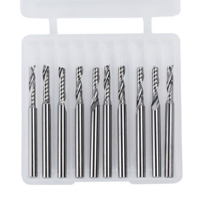 10pcs 3.175 * 2.5 * 12 Mm Solo Con Bordes De Corte Cuchilla 