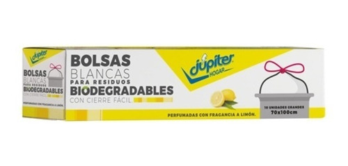 Bolsas Biodegradables Júpiter 70x100 X10 Pack Por 2 Unidades