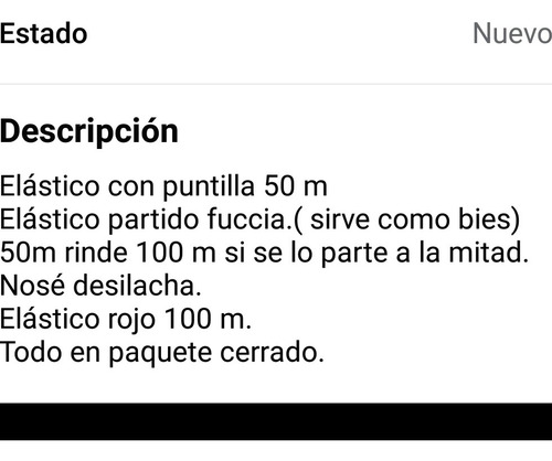 Imagen 9 de 9 de Elástico Con Puntilla Elástico Partido Elástico Rojo