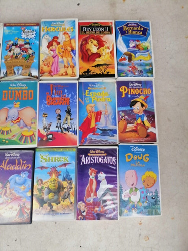 Paquete Vhs Clásicos Disney, Nickelodeon (Usado)