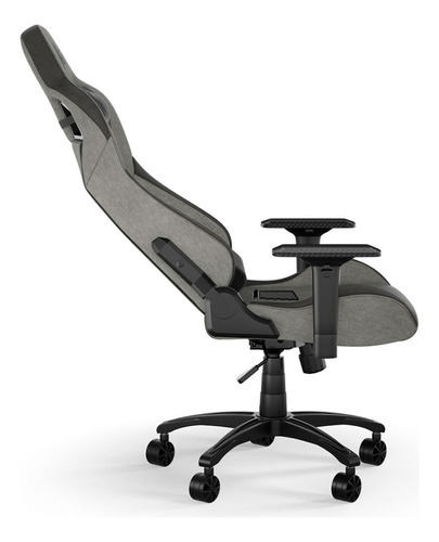 Cadeira para jogadores Corsair T3 Rush Grey - Charcoal (2023) Cor preta