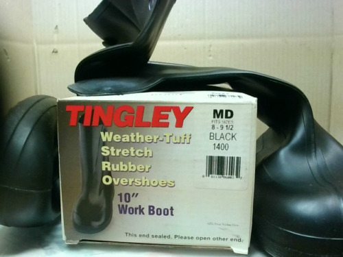 Tingley #1400 Rubber Work Boot Overshoes Waterproof 10   Ddd
