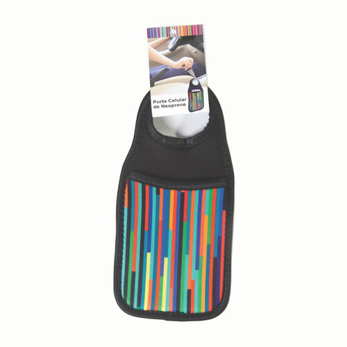 Imagen 1 de 4 de Porta Celular Neopren Rayas
