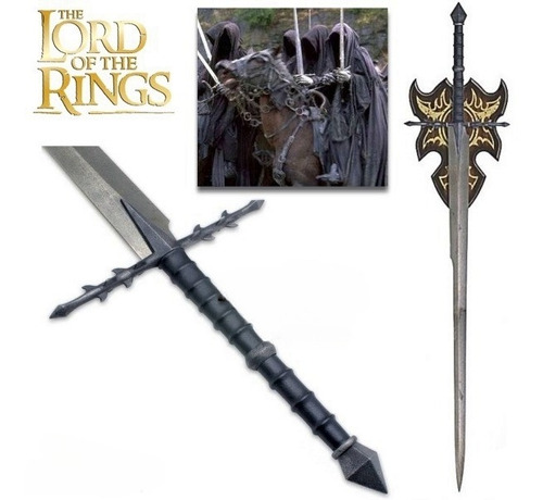 Espada Senhor Dos Anéis Nazgûl Medieval Decoração + Suporte