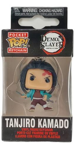 Llavero Tanjiro Kamado / Demon Slayer - Incluye Caja Funko