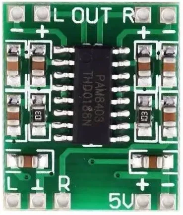 Módulo Amplificador Som Estéreo 2ch 3w+3w Pam8403 - Arduino