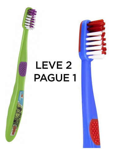 Escova De Dentes Condor Júnior Avengers 2 Em 1 Suave