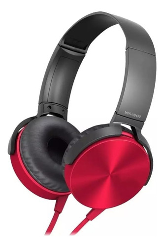 Audifonos Bass Rojos Stereo Headphones