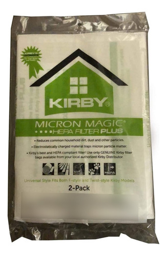 Kirby Allergen Plus Micron Magic Hepa Bolsas 2 Pk Part - 205