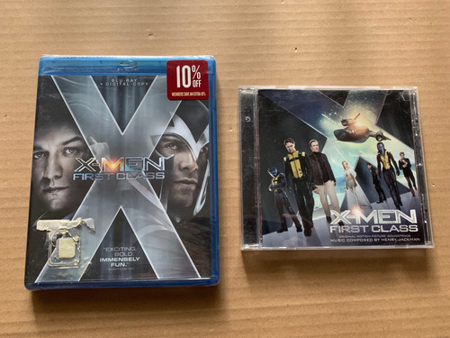 X Men First Class Blu Ray Importado Y Soundtrack Cd