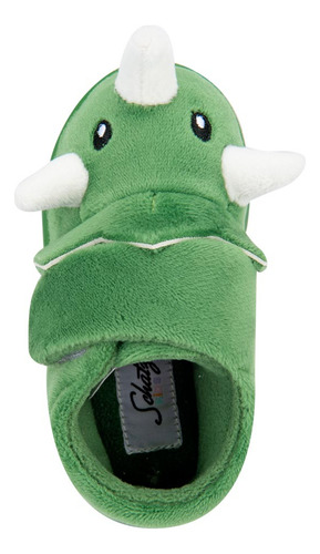 Pantufla Pantunfla Dino Schatz Kids Verde Niño Dino