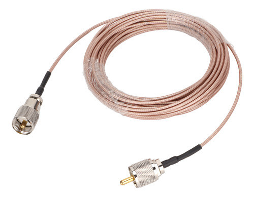 Cable Coaxial Con Conector Pl259 De Baja Pérdida, 10 M De Lo