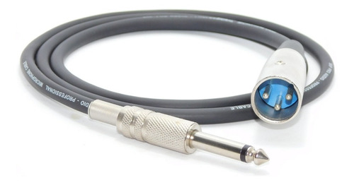 Imagen 1 de 3 de Canon Xlr Macho A Plug 6,5 Macho X 1mts
