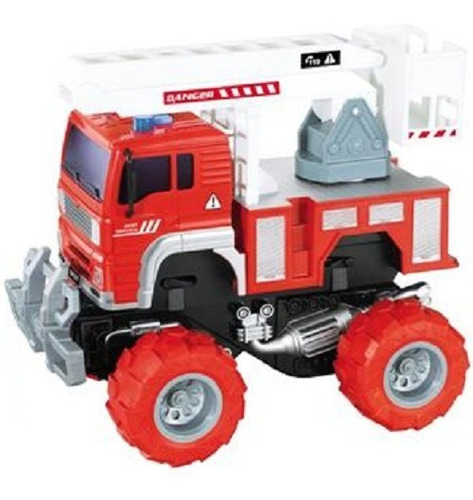 Juguete Camion Bombero Construccion Arenero Luz Sonido 25cm 