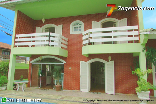 Imagem 10 de 30 de Casa Em Itanhaem Sobrado Completo 6dorms Piscina Churrasqueira Forno A Lenha Sala 4 Ambientes Ch203