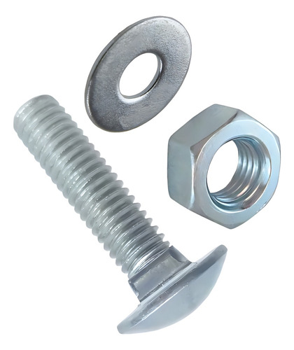 Kit 10 Parafuso Francês 3/16x1 Rosca 3/16 Comprimento 1 Pol