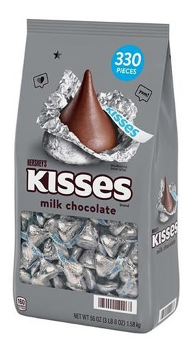Chocolates Hersheys Kisses 1.58k 330u Navideños