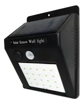 Comprar Aplique Reflector Led Panel Solar 20 Leds Sensor Movimiento Color de la carcasa Negro Color de la luz Blanco frío