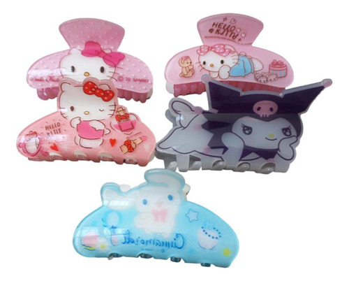 Docena De Pinzas Para El Cabello Pelo Sanrio Kawaii Mayoreo