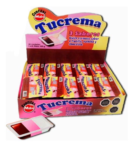 Dulce Cremoso Tucrema Caja - 48 Unidades