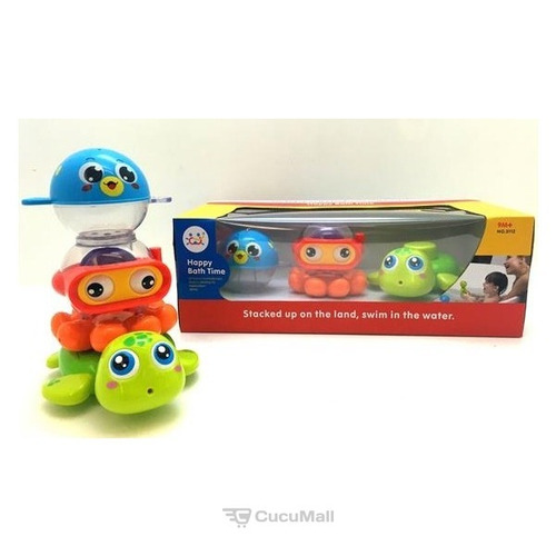 Set Baño Feliz Juguetes Para El Baño Happy Bath Time Jem