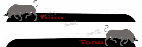 Par Faixas Adesivas Laterais Fiat Toro Personalizada Tor07